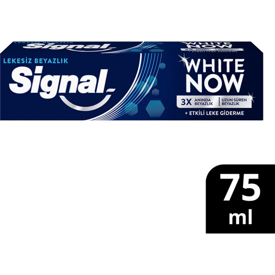Signal White Now Diş Macunu Lekesiz Beyazlık Etkili Leke Giderme 75 ml