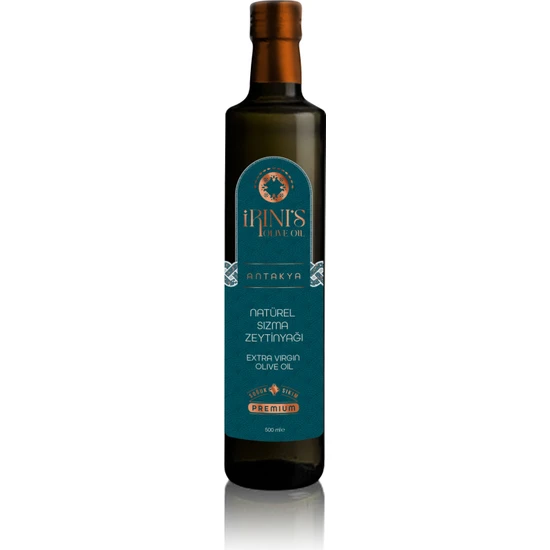 İrini 's Olive Oil Soğuk Sıkım Premium Naturel Sızma Zeytinyağı 500 ml Gold Ödüllü