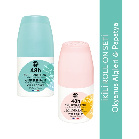 Yves Rocher İkili Antiperspirant Rollon Deodorant Fiyatı