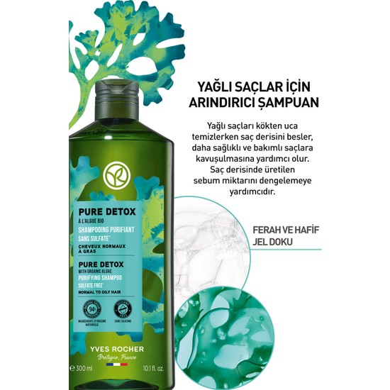 Yves Rocher Ya L Sa Lar In Pure Detox Ar Nd R C Fiyat