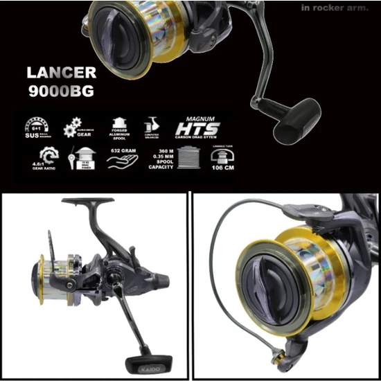 Kaido Lancer 9000 Bait Runner Surf Olta Makinesi