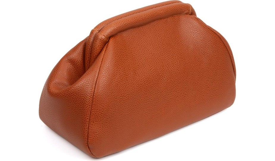 Bahels Kadın Trend Siyah Deri Clutch Portföy Çanta görsel 2
