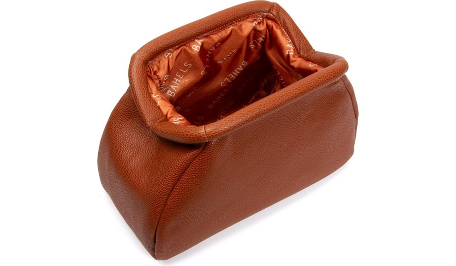 Bahels Kadın Trend Siyah Deri Clutch Portföy Çanta görsel 4