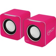 Arctic S111 BT 1+1 Taşınabilir Multimedya Bluetooth Speaker Hoparlör - Pembe (AR SP009PK)