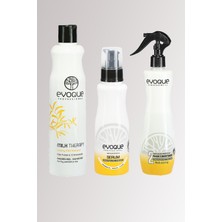 Evoque Therapy Sülfatsız Şampuan 400 ml + Smart Keratin Saç Serumu 125 ml + Smart Keratin Saç Serum 125 ml + Smart Keratin Saç Bakım Sprey 200 ml