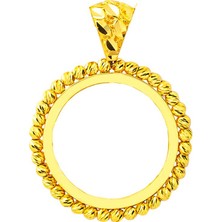 Bilezikci Top Altınlı Tam Altınlık Kolye Ucu