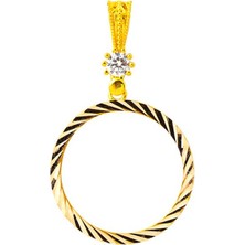 Bilezikci Çeyrek Altınlık 14 Ayar Kolye Ucu