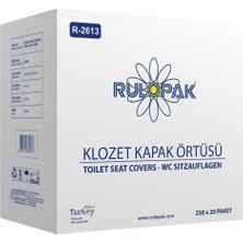 Rulopak Klozet Kapak Örtüsü 20'li Koli