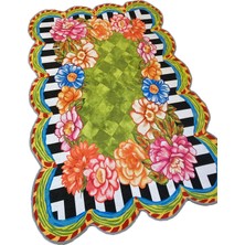 Rugs Modern Mira Floret Green 1500 Çiçek Desenli Halı