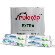 Endüstriyel Jumbo Çöp Torbası Siyah 400 gr