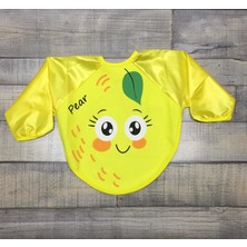 Babixkids Limon Motif Kollu Bebek Mama Önlüğü