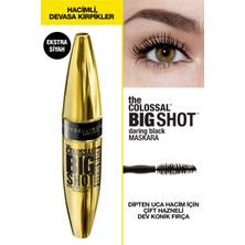 Maybelline New York The Colossal Big Shot Daring Black Maskara - Ekstra Siyah