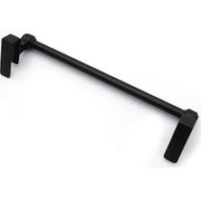 modernavm Dolap Kapağına Asılabilen Havlu Askısı Siyah 33 cm