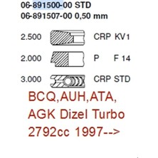 HY Segman VW9300B-STD(06-891500-00) - CAP 93  2,5DK*2*3 - Volkswagen - LT 28/35 II 2.8 TDI 1997-2006 ,LT 28-46 II 2.8 TDI 1997-2006