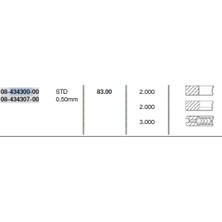 HY Segman VW8300B-STD(06-891700-90) - CAP 83  2*2*3 - Audi - A4 2.7/3,0 TDI 2005-2009, A6 2.7/3,0 TDI 2004-2011,Q7 3.0 TDI 2006-2010, TOUAREG 3.0 V6 TDI 2004-2010