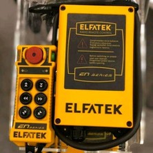 Elfatek 6 Buton Çift Kademe Vinç Uzaktan Kumanda Seti