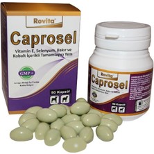 Royal İlaç Caprosel 50 Kapsül Yüksek Oranda Vitamin E, Selenyum, Kobalt