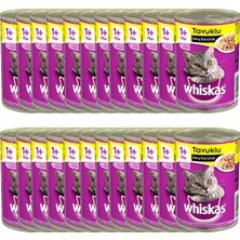 Whiskas Tavuklu Konserve Kedi Maması 400 gr x 24 Adet