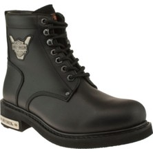 Harley Davidson Gibson Erkek Bot Black - Yağlı Deri