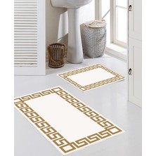 Talia Home Klasik Desenli 2'li Banyo Paspas Seti TLAHMP-007