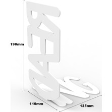 Decormet Readıng Kitap Tutucu Siyah