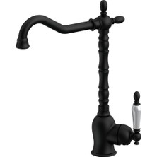 Gpd Tek Gövde Eviye Bataryası Retro Siyah MTE180-S