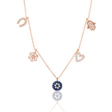 Papatya Silver 925 Ayar Gümüş Şans Kolyesi