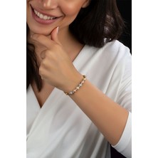 Papatya Silver Dorica Toplu Renkli Fantezi 925 Ayar Gümüş Bileklik