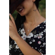 Papatya Silver Gümüş Fatma Ana Eli Kolye