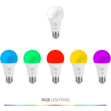 S-Link Swapp SL-RGB12 Akıllı Rgb Lamba Ampul 12W 50Hz 1000 Lümen Wifi Tuya Destekli