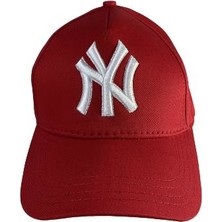 Moda Kızı Kırmızı Ny Newyork Yankees Şapka