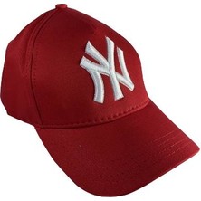 Moda Kızı Kırmızı Ny Newyork Yankees Şapka