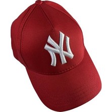 Moda Kızı Kırmızı Ny Newyork Yankees Şapka