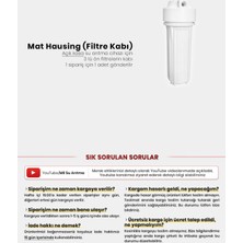 Mil Su Açık Kasa Su Arıtma Cihazı Için Mat Housing Filtre Kabı