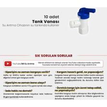 Mil Su Su Arıtma Cihazı Için Tank Vanası 10 Adet