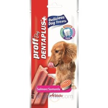 Proff Dog Denta Plus Somonlu Köpek Ödül Çubuğu 4'lü 6 Paket