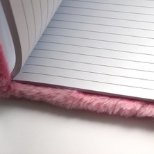 Kagito Flamingo Peluş Çizgili Defter A5