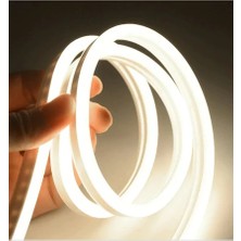 Yuled 220 V Esnek Çift Taraflı Neon Hortum Şerit Led Işık Aydınlatma 1 m
