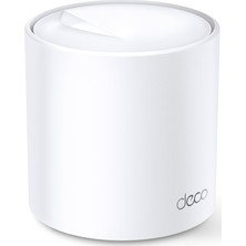 TP-Link Deco X20(1-pack), AX1800 Mbps, 1 GHz CPU, Yapay Zeka Desteği, Gigabit Portları, 150 Cihaza Kadar Bağlantı,  200 m²'ye Kadar Kapsama, Mobil Uygulama ile Kolay Kurulum, Wi-Fi 6 Mesh Sistemi