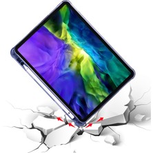 Ceplab Apple iPad 5. Nesil Kılıf 9.7 2018 Kalem Bölmeli Silikon Smart Lacivert