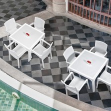 Holiday 90x90 Comfort Rattan Masa | Bahçe & Balkon Masası