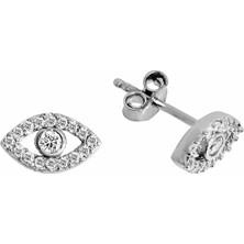 Argentum Concept Göz Motifli Gümüş Küpe K072701