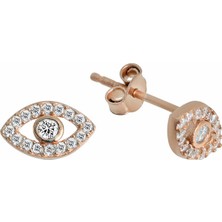 Argentum Concept Göz Motifli Gümüş Küpe K072801