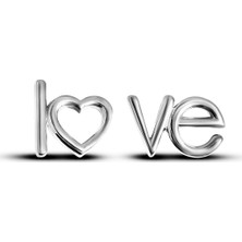 Argentum Concept Gümüş Love Küpe K076501