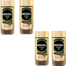 Nescafe Blend 37 100 gr Cam Kavanoz 4 'lü Set