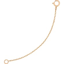 Altın Sepeti Rose Gümüş Kolye Uzatma Parçası