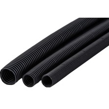 Zeybek 14 mm Spiral Boru Siyah (1 metre)