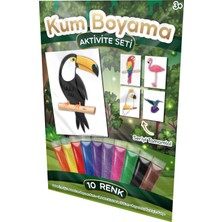 Kumbo Kum Boyama Tukan Kuşu Kum Boyama Aktivite Seti