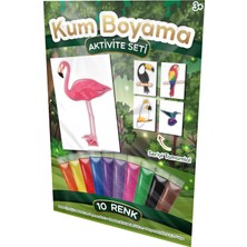 Kumbo Kum Boyama Flamingo Kum Boyama Aktivite Seti