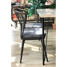 Avm Park Omega Sandalye 4 Adet Gri
